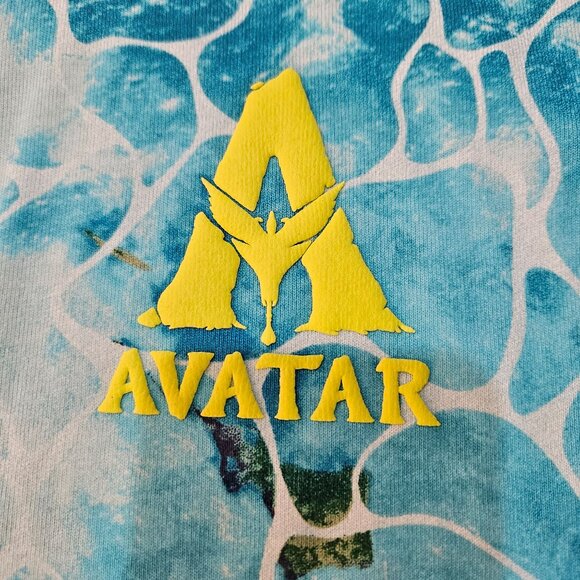Disney Avatar Spirit Jersey The Way Of Water Large Turqoise 2023 Tie-Die - Picture 6 of 12